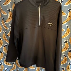 Callaway Black Quarter-Zip Sweatshirt